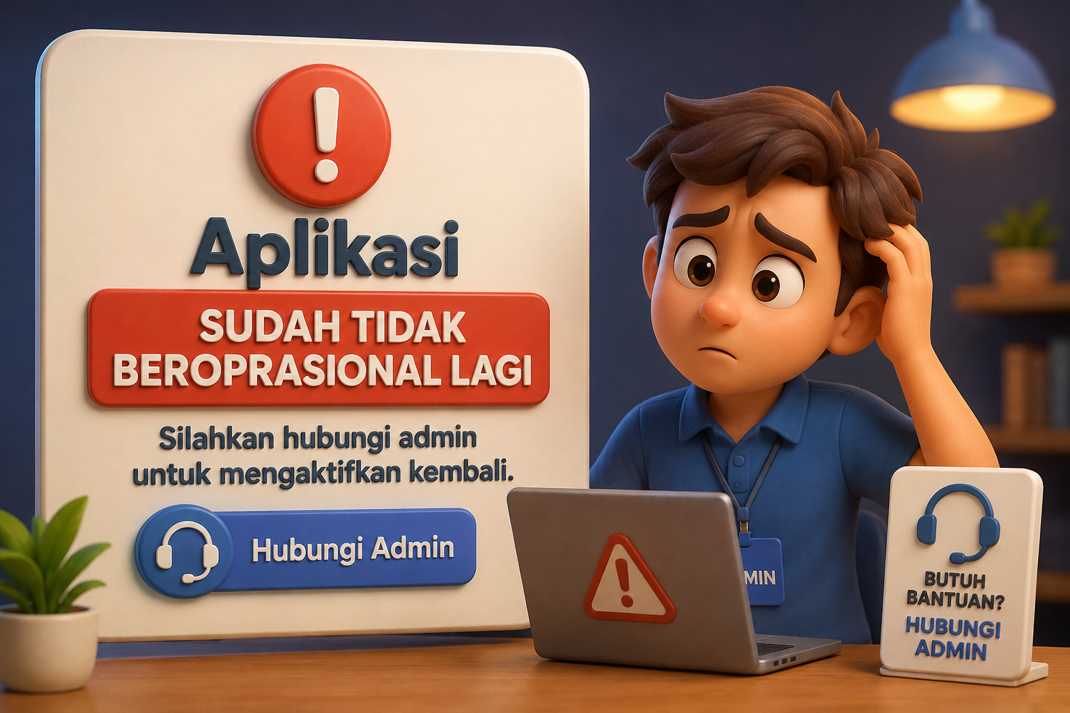 Aplikasi Tidak Beroperasional
